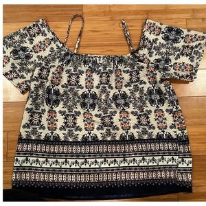 Kayleigh spaghetti strap off shoulder top